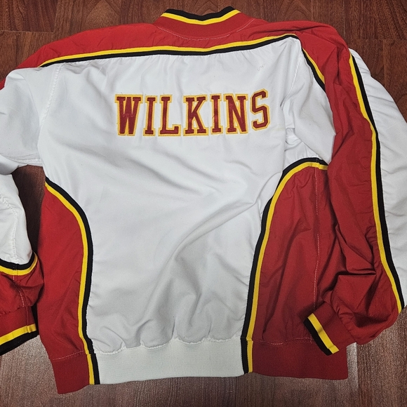 Vintage 1992-93 Pro Cut Dominique Wilkins Atlanta Hawks Champion Jacket Size 44 - Picture 8 of 15